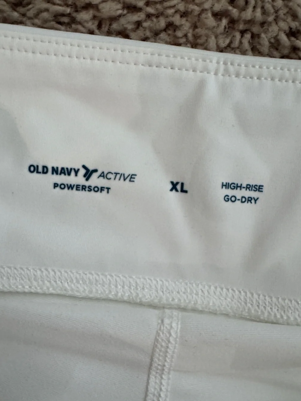 Old Navy White Athletic Skirt with built in shorts - Picture 6 of 6